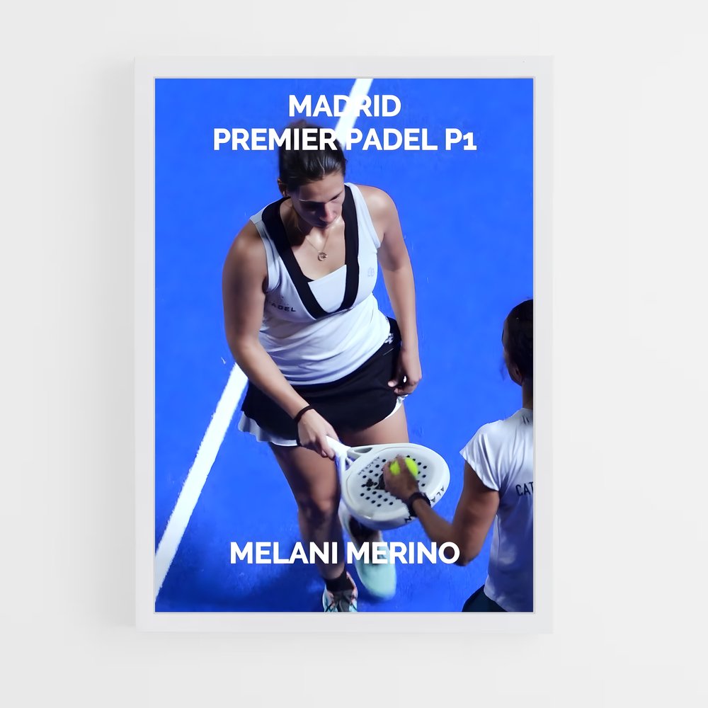 Poster La Maîtresse du Paddle – affiche Padel (vue 3)